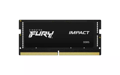 MEMORIA SODIMM FURY DDR5 32GB 4800MHZ IMPACT NEGRA