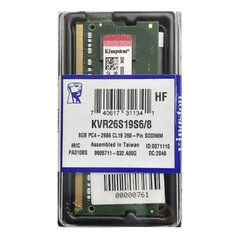 Memoria Ram Kingston 8GB 2666Mhz DDR4 NO ECC SODIMM
