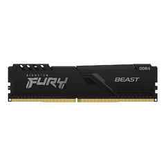 Memoria Ram UDIMM KINGSTON Fury Beast 8GB DDR4 3200MHz CL16 1.35V Single Negro