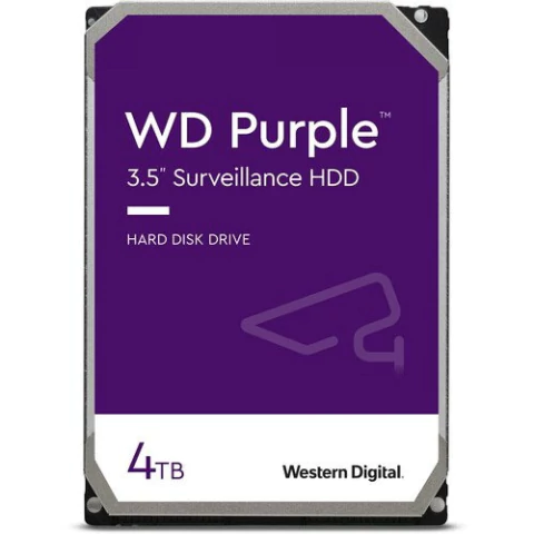 DISCO INTERNO HDD WESTERN DIGITAL PURPLE 4TB 3.5" SATA 3.0 5400RPM