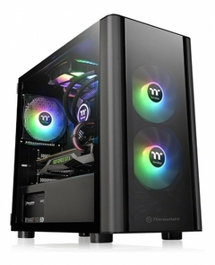 Gabinete Thermaltake V150 Tg Black Tempered Glass