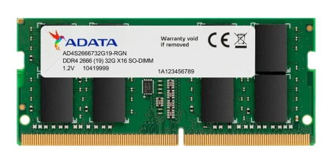 MEMORIA ADATA SODIMM DDR4 4 GB 2666 G19 SGN