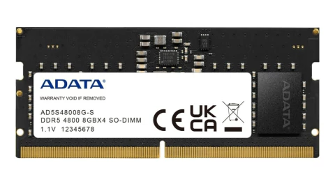 MEMORIA ADATA SODIMM DDR5 8GB 4800MHZ