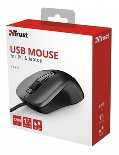 Mouse Trust Carve Wired