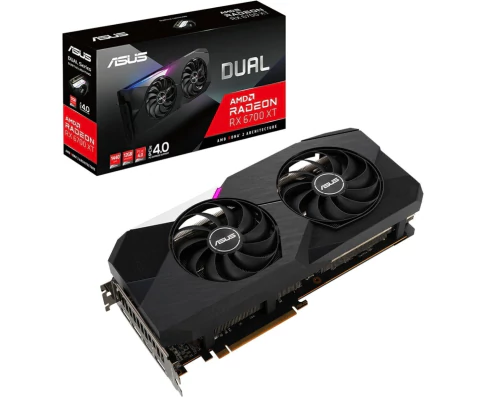 PLACA DE VIDEO ASUS DUAL RX 6700 XT OC 12 GB