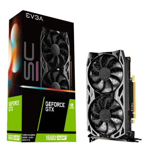 PLACA DE VIDEO EVGA GTX 1660-SUPER SC ULTRA GAMING 6GB DDR6