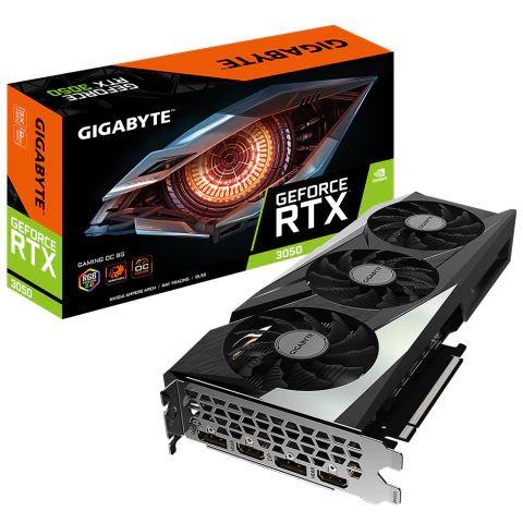 PLACA DE VIDEO GIGABYTE RTX 3050 GDDR6 8GB PCI-E