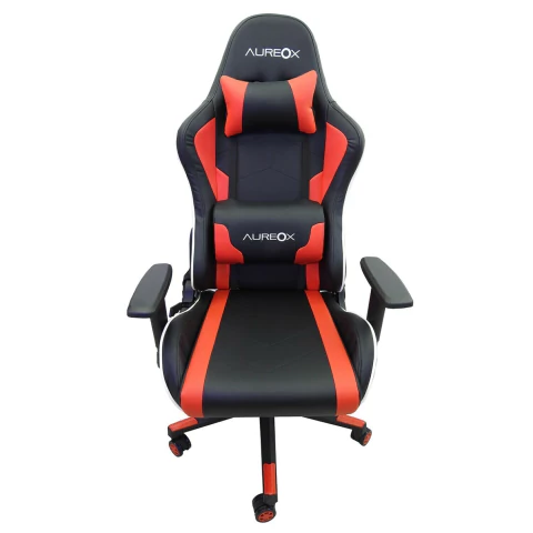 SILLA GAMER AUREOX G400 NEGRA Y ROJO