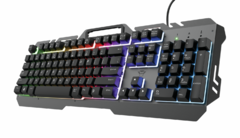 Teclado gamer trust esca metal gxt853