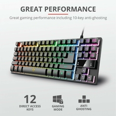 Teclado Trust Thado Tkl Es Gxt833 - ShopGamer -  Tienda Online de Computación