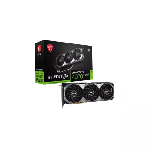 PLACA MSI GEFORCE RTX 4070 TI SUPER 16G VENTUS 3X