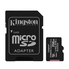 Tarjeta de Memoria KINGSTON Select Plus MicroSDXC 256GB UHS-I U3 V30 A1