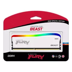 Memoria PC Fury DDR4 8GB 3200MHz Beast RGB Blanca