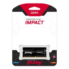 Memoria SODIMM Fury DDR4 8GB 3200MHz Impact Negra