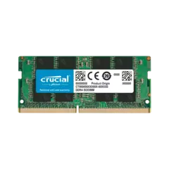 Memoria Ram SODIMM CRUCIAL CT 16GB DDR4 3200MHz CL22 1.20V Single Negro