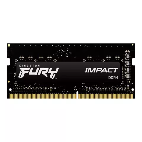 MEMORIA SODIMM FURY DDR4 16GB 3200MHZ IMPACT NEGRA