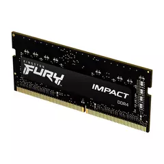 Memoria SODIMM Fury DDR4 8GB 3200MHz Impact Negra
