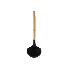 Utensílio de Bambu com Silicone | Preto - comprar online