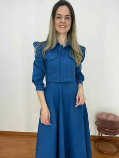 Conjunto Jéssica - Azul Petróleo - Sodeci Moda