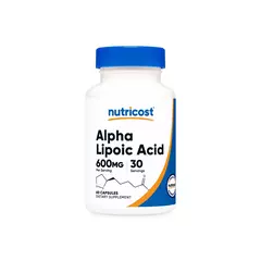 Acido Alpha Lipoico 600 Mg X 60 Cápsulas - NutriCost USA