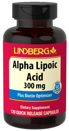 Acido Alpha Lipoico 300 Mg X 120 Cápsulas - Lindberg