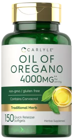 Oil Of Oregano 4000 Mg X 150 Softgels - Carlyle - Aceite de oregano