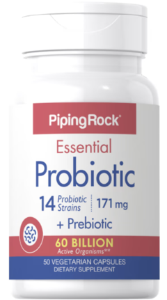 Probiótico-14 171mg + Prebiotic X 50 Capsulas - Piping Rock