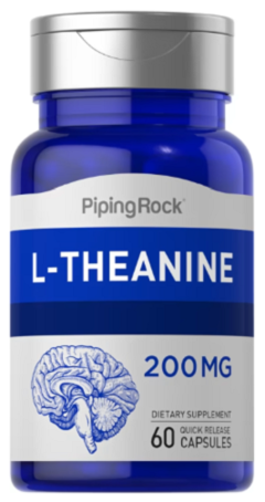 L-teanina / L-Theanine 200 Mg x 60 Capsulas Piping Rock