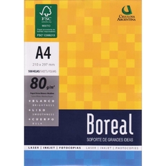 Resma Boreal A4 (21x29,7cm) 80gr