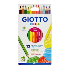 Lapices Giotto Mega Grandes 5,5mm x12