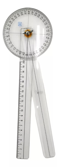 Goniómetro 30 cm Acrílico