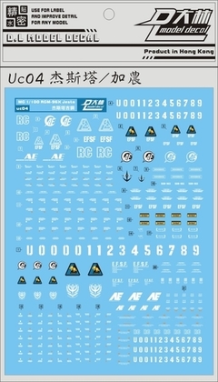 DL Decal UC04 Jesta/Jesta Cannon