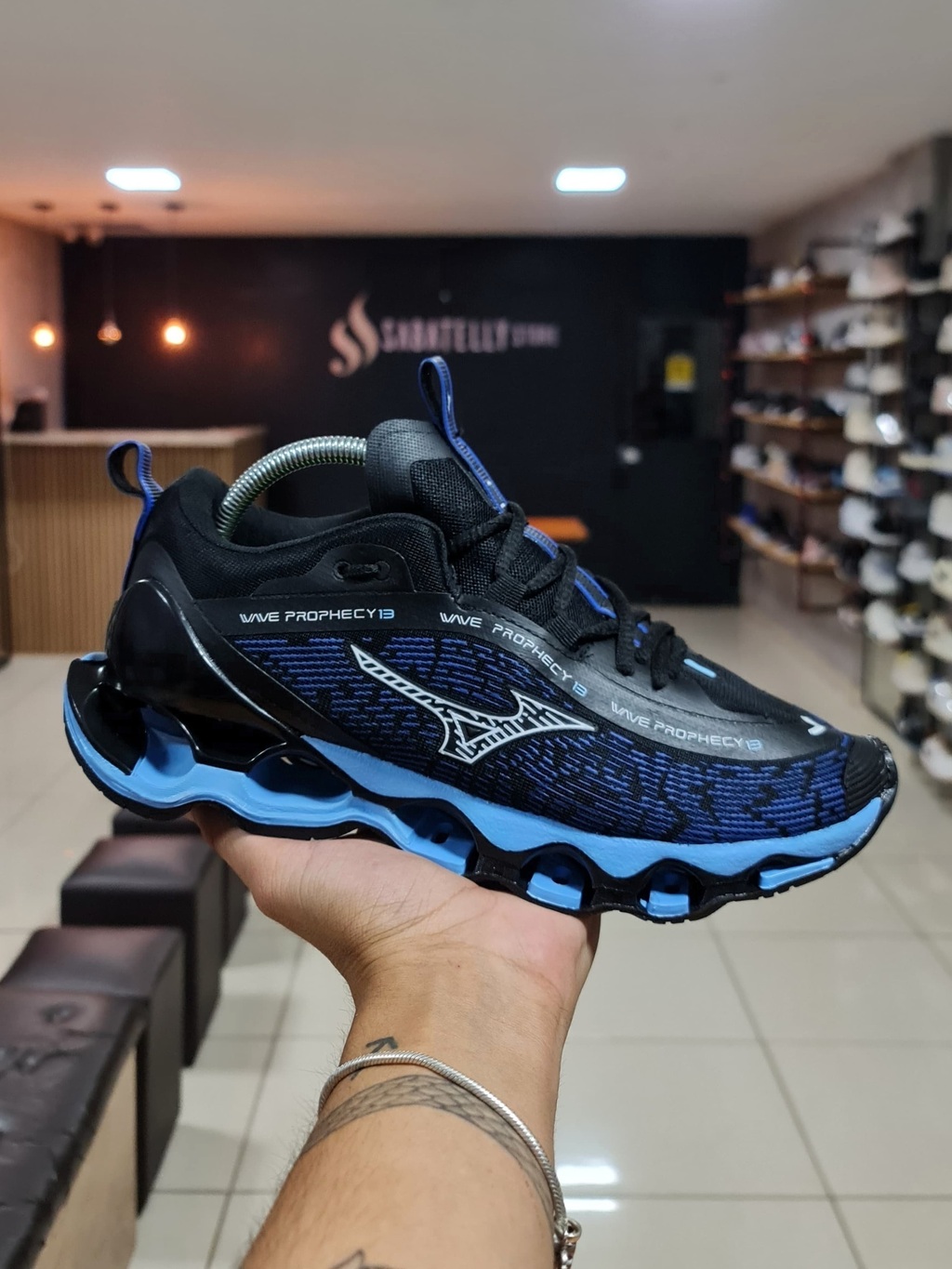 Mizuno Wave Prophecy 13 Preto Azul