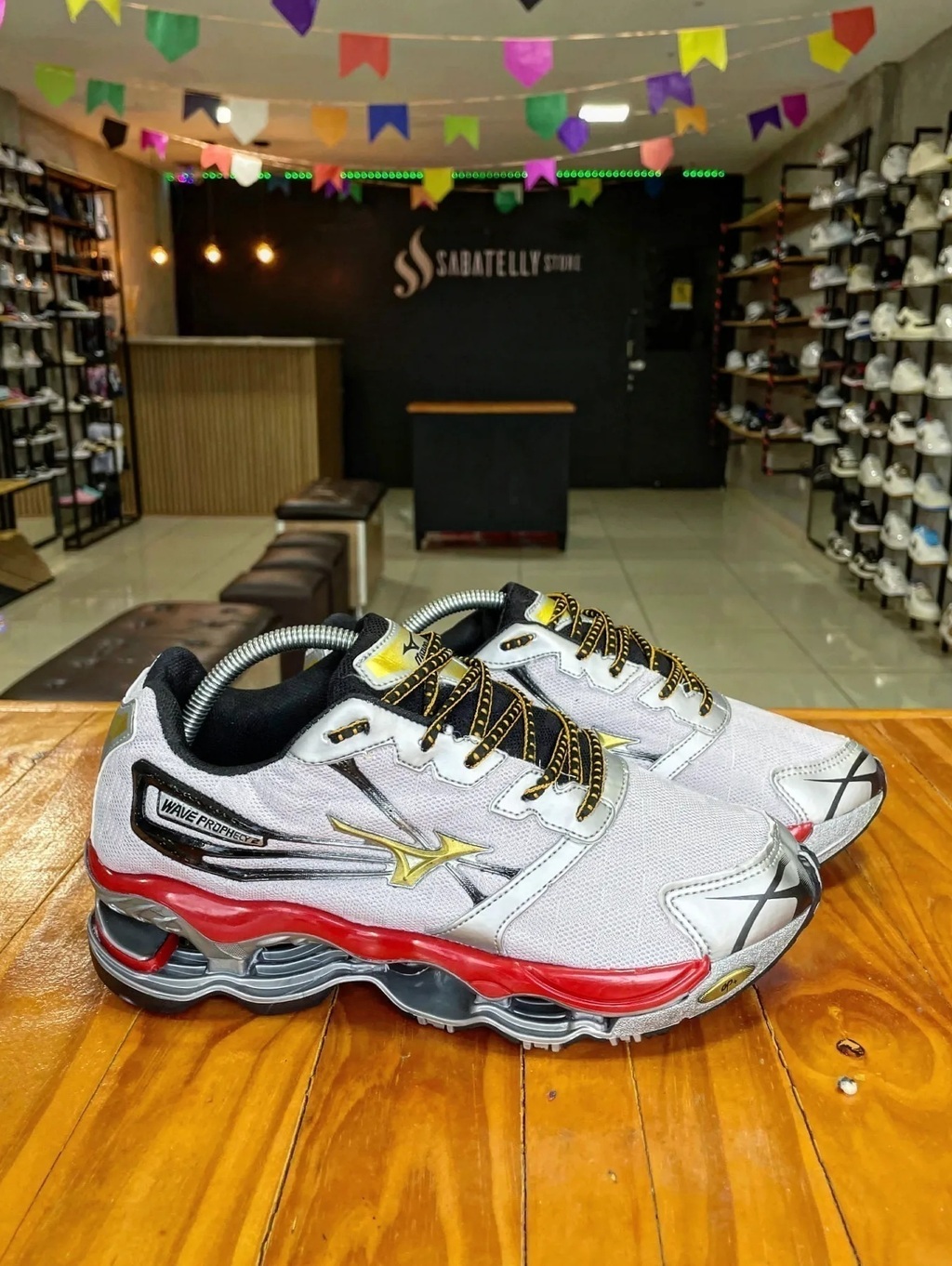 Mizuno Prophecy 2 Cinza Vermelho Preto
