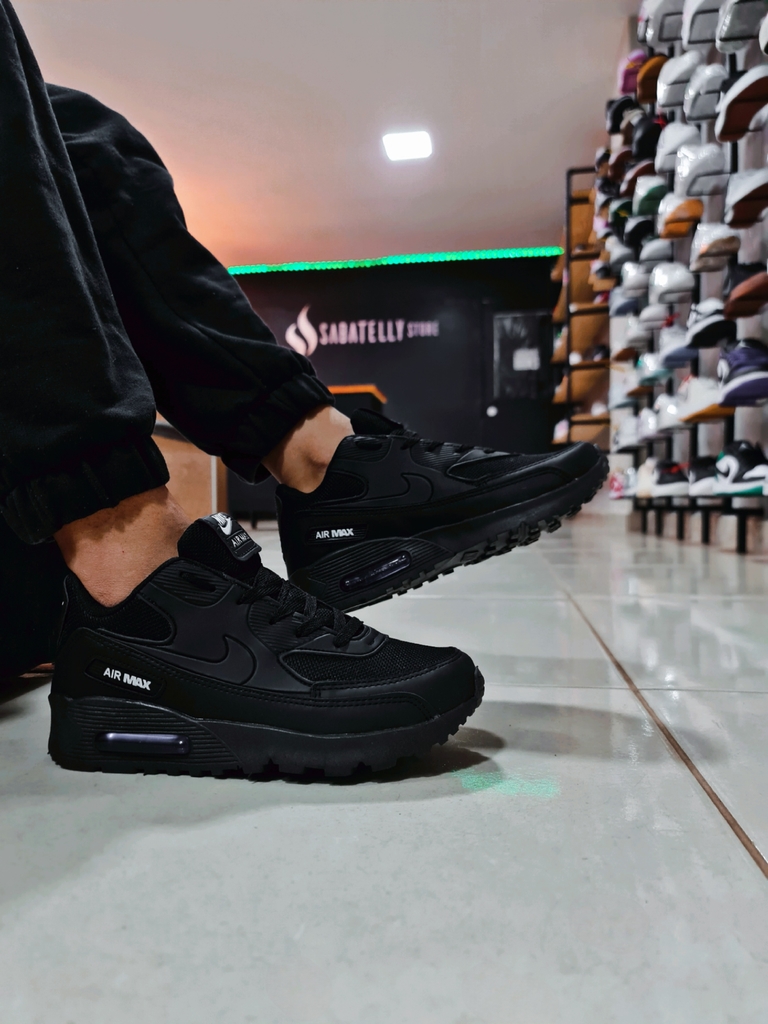 Nike Air Max 90 - Preto Black - Sabatelly Store