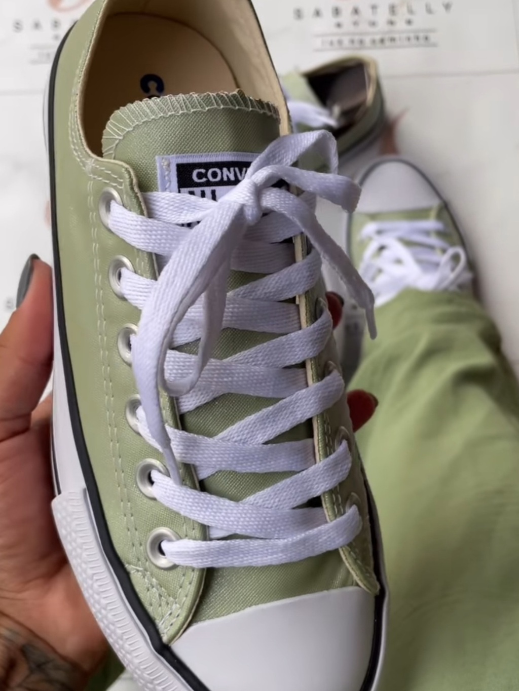Converse all star verde menta sales