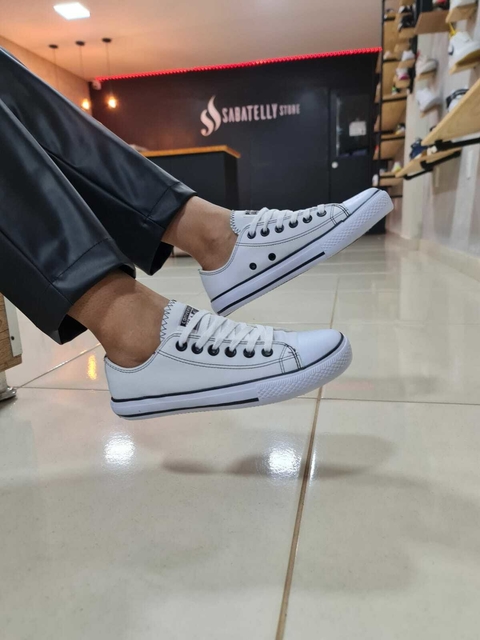 All star converse - Preto Couro - Sabatelly Store