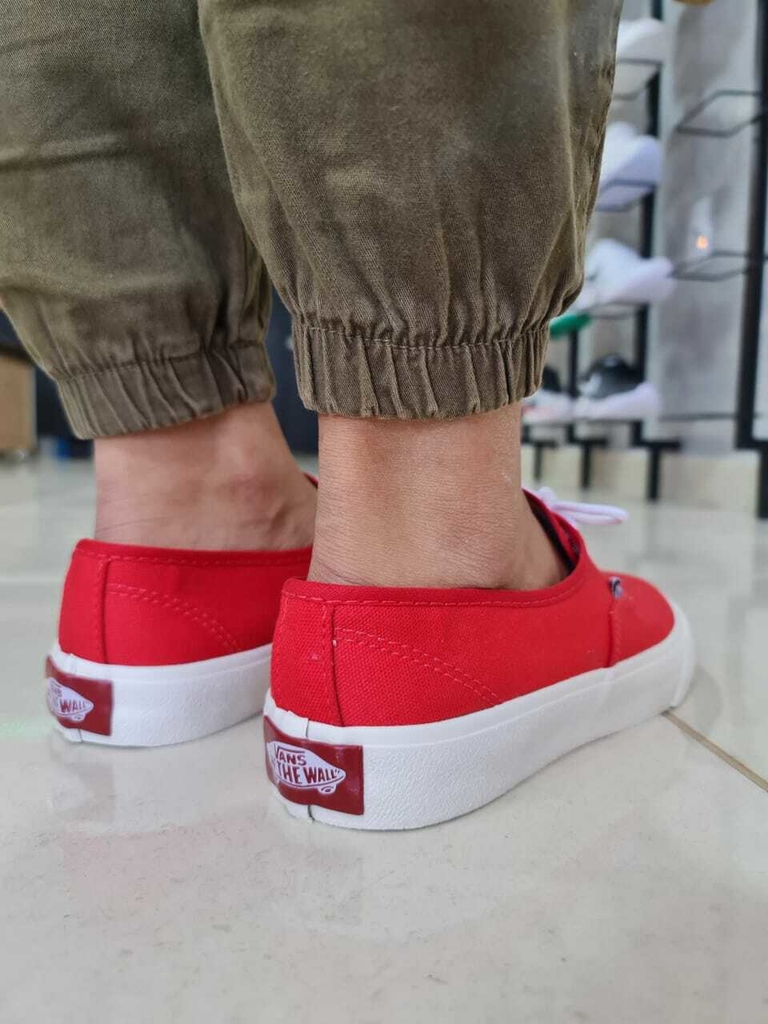 Vans sales authentic vermelho