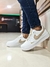 Imagem do Nike Air Force - Branco Amêndoa/Marrom