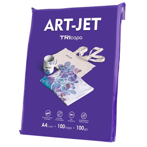 Papel Sublimación Específico 95% - Art-Jet® - A4 - 100 Hojas