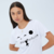 Baby Look Ecológica Gato no Fio - T-Shirts Ecológicas - Camisetas Sustentáveis - Camiseta de Pet 