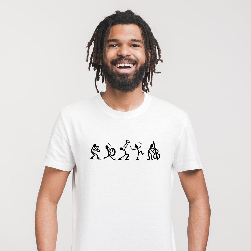 Camiseta Feita de Garrafas Pet Musicos
