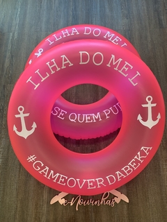 Bóias Neon 90cm Personalizada - e-Noivinhas