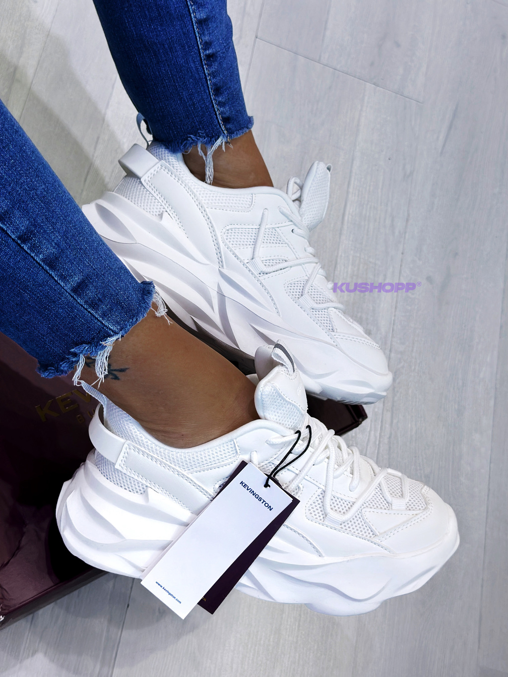 Zapatillas EMILY blanco Kevingston Comprar en KUSHOPP