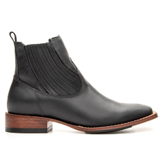 Botina Muladeira - Crazy Horse Preto - Pêga Boots