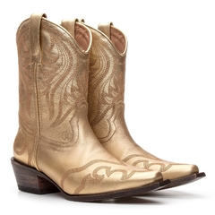 Western Feminina - Metalizada Dourada - comprar online