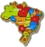 Quebra-cabeça Mapa do Brasil - Regiões - Maninho