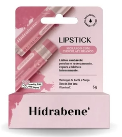 Lipstick Hidratante Morango com Chocolate Branco - Hidrabene