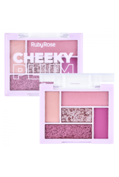 Paleta de Sombras CHEEKY PLUM 5 - Ruby Rose