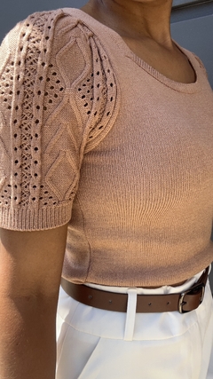 BLUSA GABI TRICOT MODAL NUDE na internet